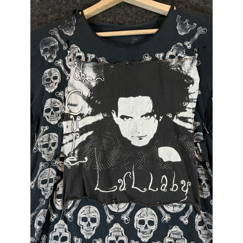 Vintage The Cure Lullaby x Fashion Victim Skull Shirt Punk Shirt Pin Enclosure